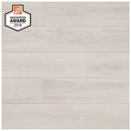 Fog Wood 8-inch x 40-inch Glazed Porcelain Floor and Wall Tile (2.15 sq. ft. / piece)