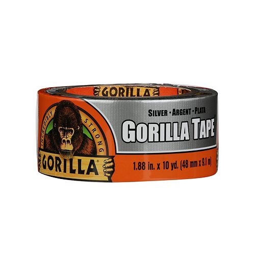 Gorilla Gorilla Silver Tape 10yd