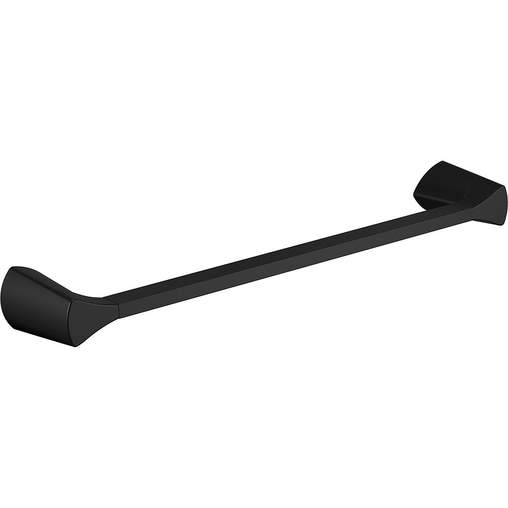 Delta Zura 18 Inch Towel Bar in Matte Black The Home Depot Canada