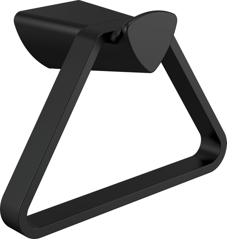 delta trinsic towel ring matte black