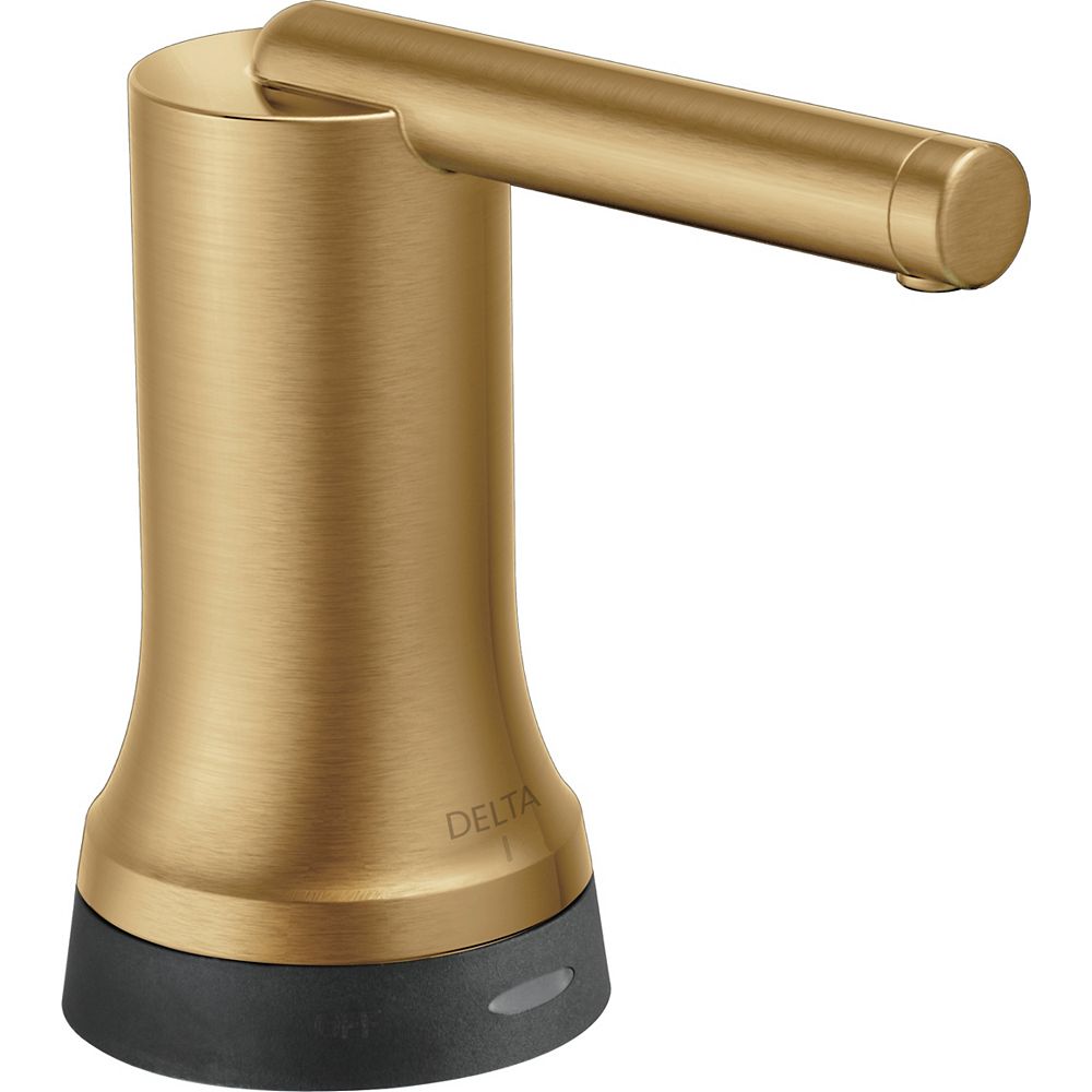 Delta Contemporary Soap Dispenser with Touch2O.xt Technology, Champagne