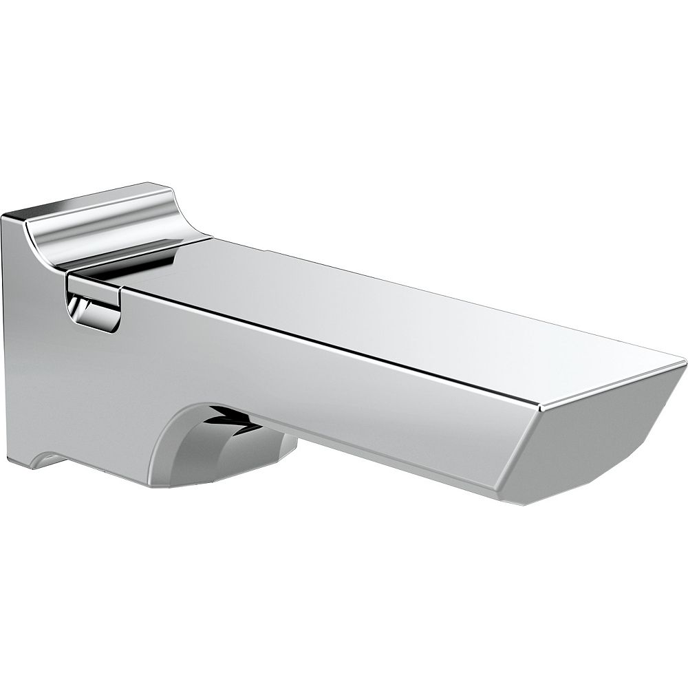 Delta Pivotal Tub Spout Pull Up Diverter In Chrome The Home Depot