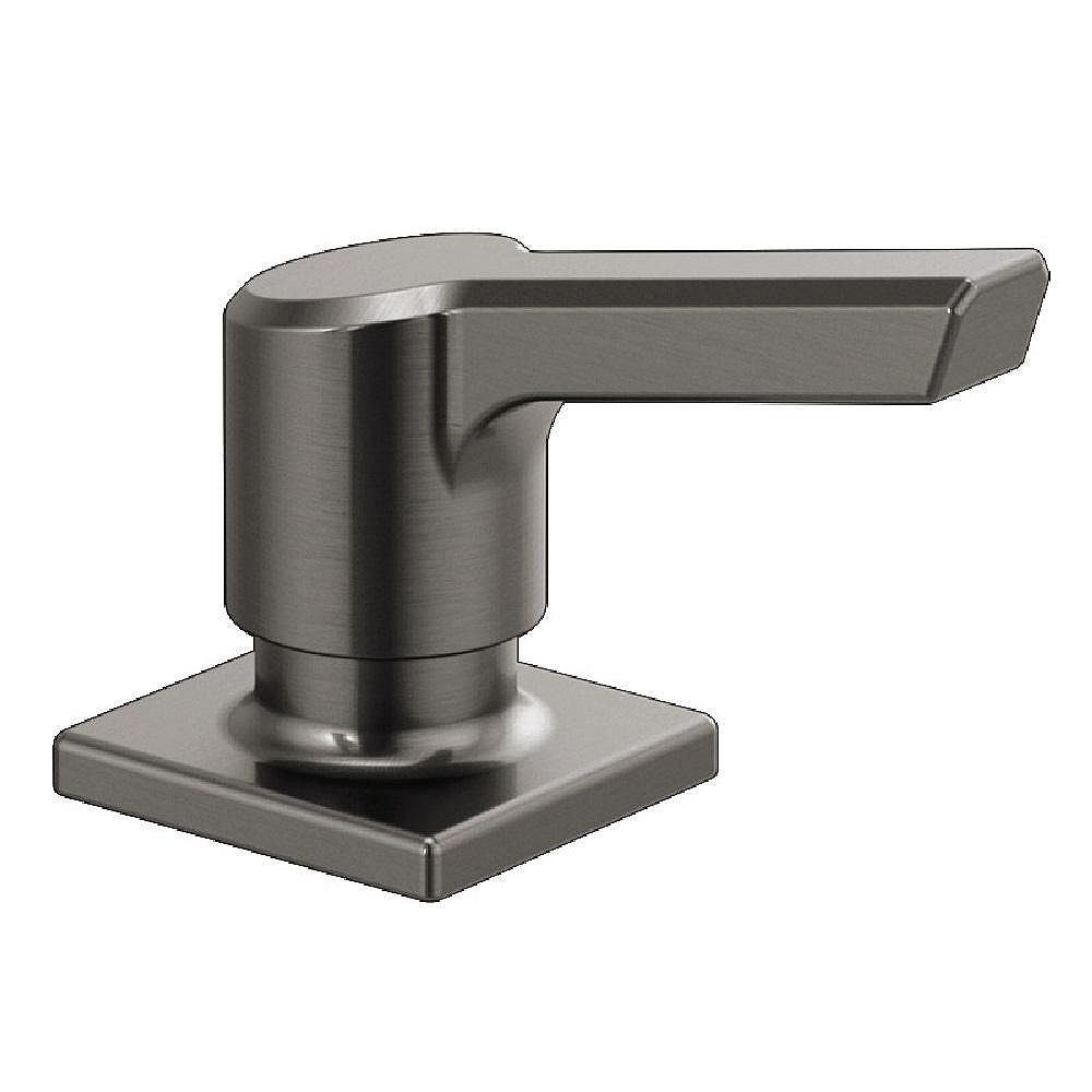 Delta Pivotal DeckMount Soap and Lotion Dispenser in Black Stainless