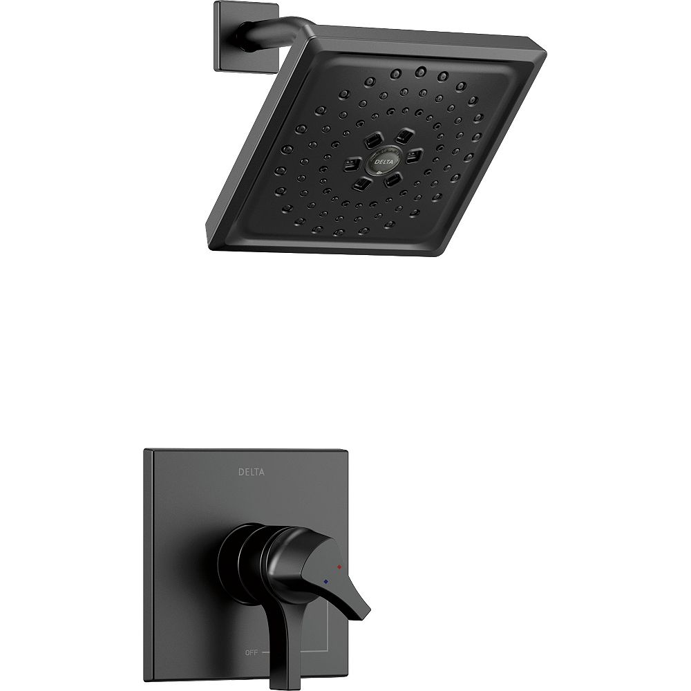 Delta Zura 1Handle Shower Faucet Trim Kit with Spray in