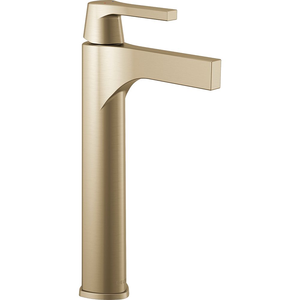 Delta Zura Single Hole SingleHandle Vessel Bathroom Faucet in