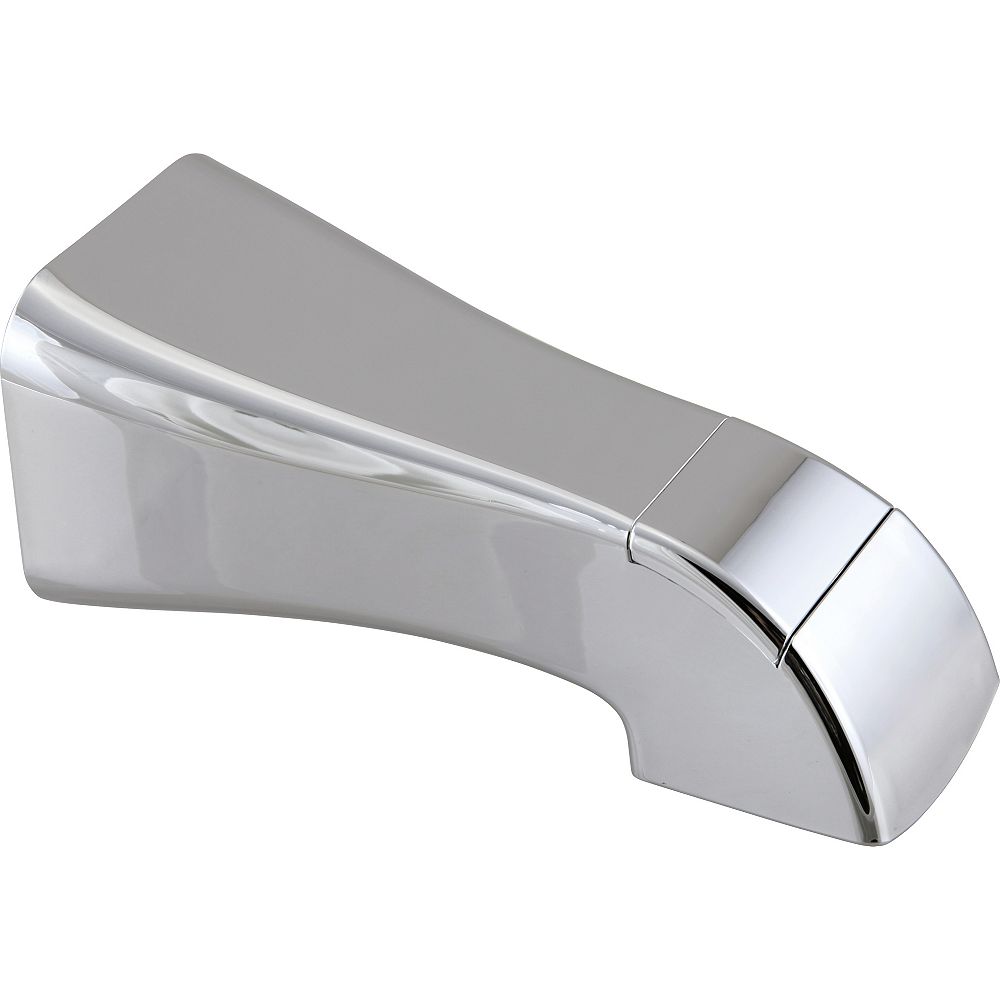 Delta Tesla Tub Spout - Pull-Up Diverter in Chrome | The Home Depot Canada