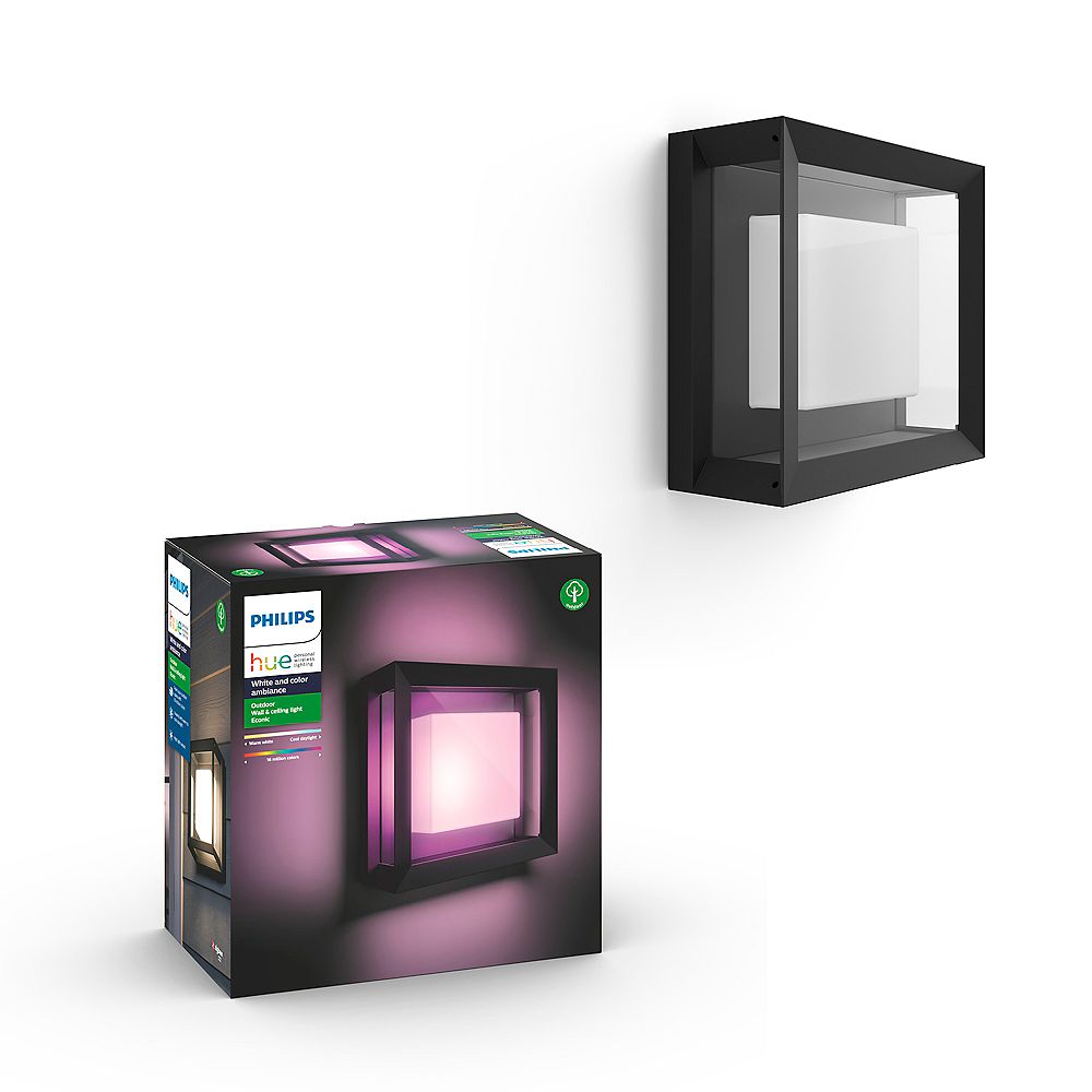 Philips HUE Econic Integrated LED White and Colour Ambiance Square
