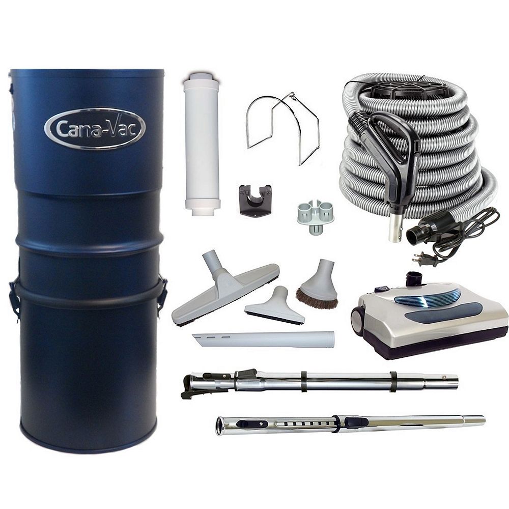 Canavac Powerful Electric 566 Air Watts Central Vacuum Cleaner with Accessories The Home Depot