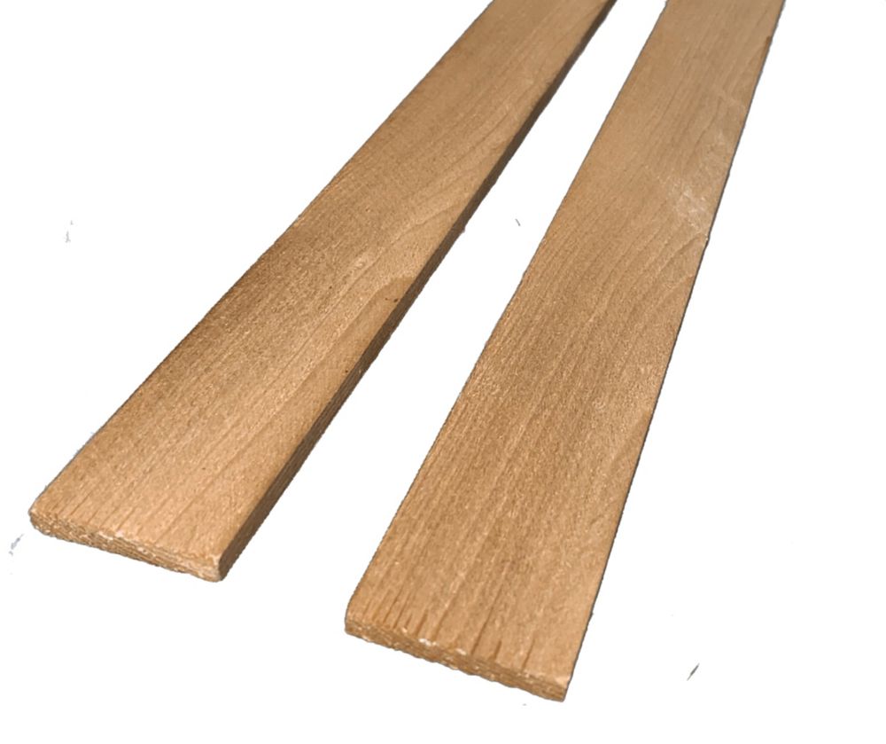 Aim Cedar Works Western Red Cedar Lath 7 32 Inch X1 5 Inch X 60 Inch The Home Depot Canada