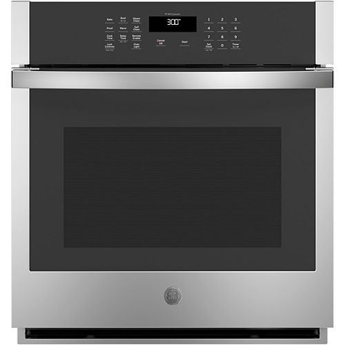 27-inch Single Electric Wall Oven Self-Cleaning in Stainless Steel