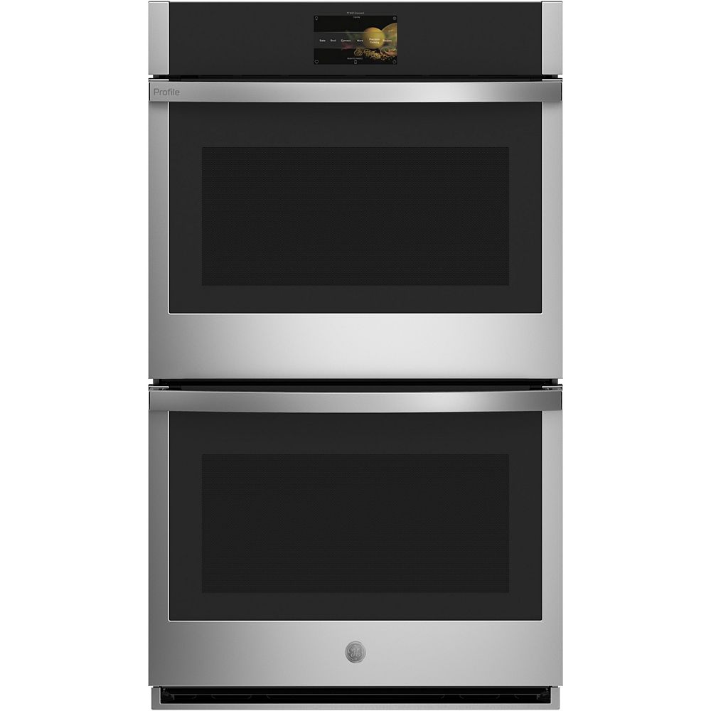 GE Profile 30inch Smart Double Electric Wall Oven with Convection SelfCleaning in Stainl