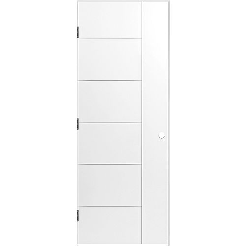 32-inch x 80-inch Primed Berkley Hollow Core Smooth Single Prehung Interior Door