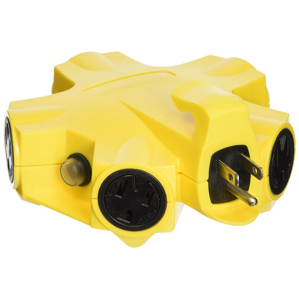 Yellow Jacket Outdoor 5 Outlet Power Adapter The Home Depot Canada