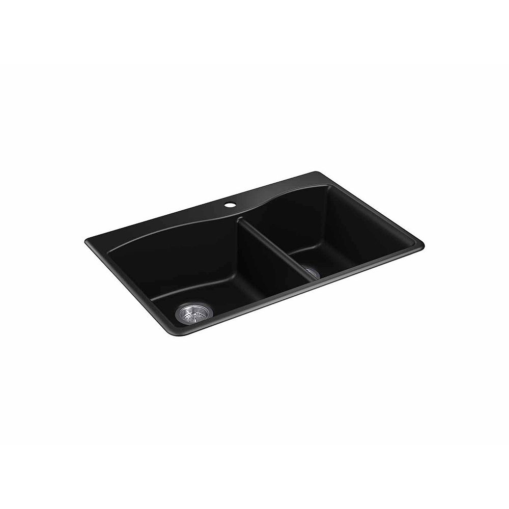 Kohler Kennon 33 Inch X 22 Inch X 9 5 8 Inch Neoroc Top Under Mount Large Medium Kitchen The Home Depot Canada