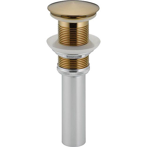 Push Pop-Up Less Overflow in Champagne Bronze