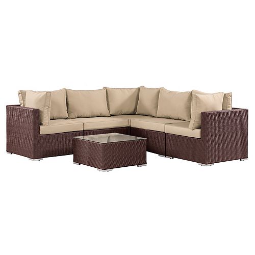 Foam Patio Sectional Sets The Home Depot Canada Foam Patio Sectional Sets, Patio Sofa Under 10000