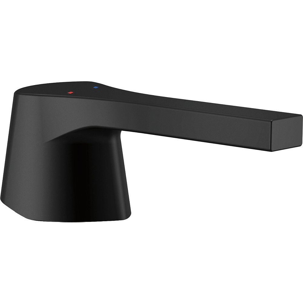 delta matte black toilet lever