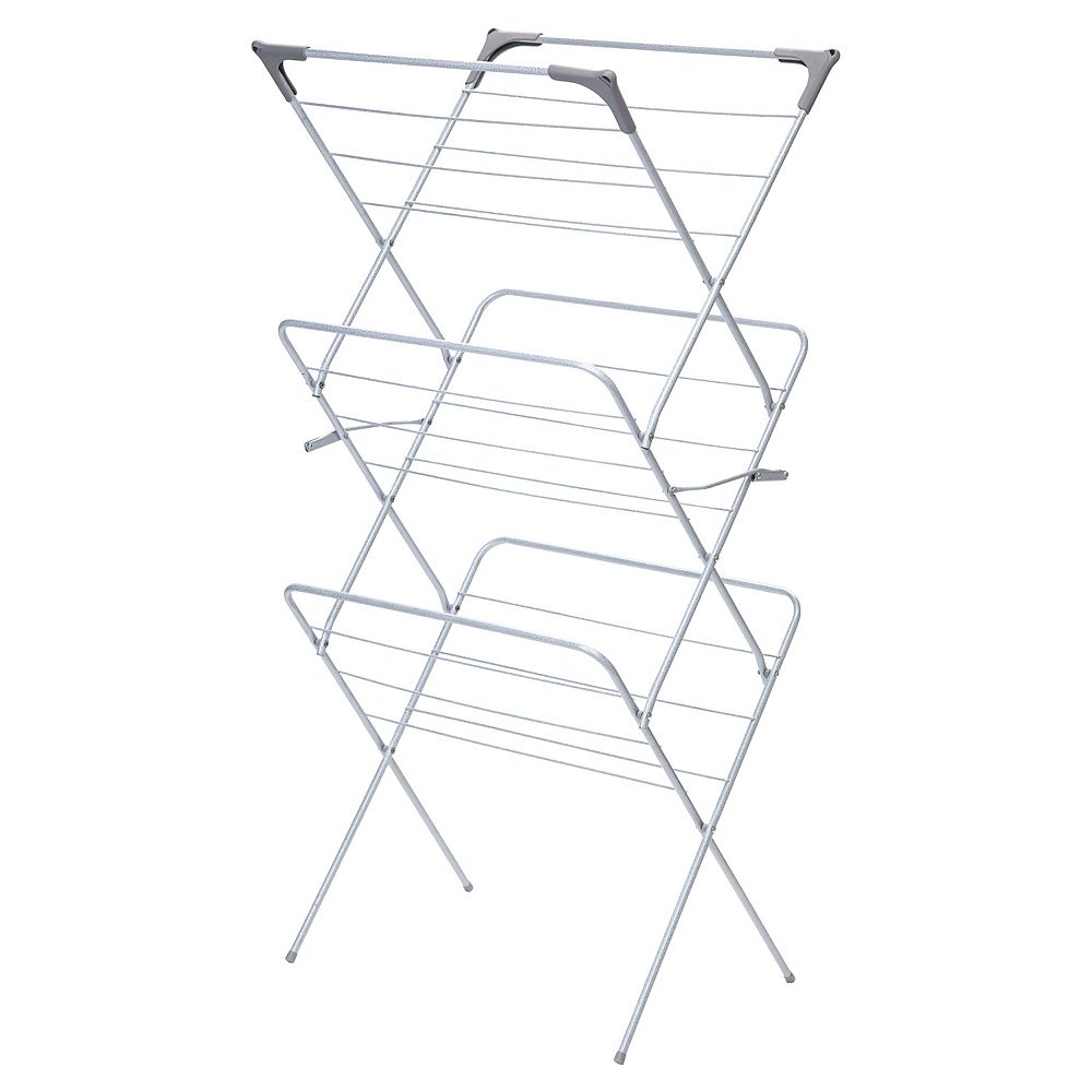 Greenway 3Tier Collapsible Drying Rack The Home Depot Canada
