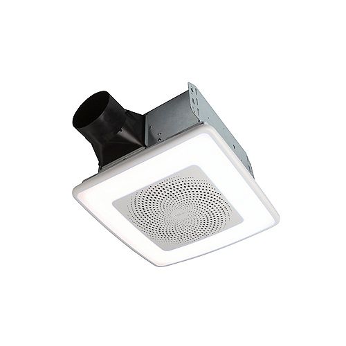 ChromaComfort 110 CFM, 1.5 sone Bathroom Exhaust Fan w/ Customizable Multi-Color LEDs and Smart Phone App