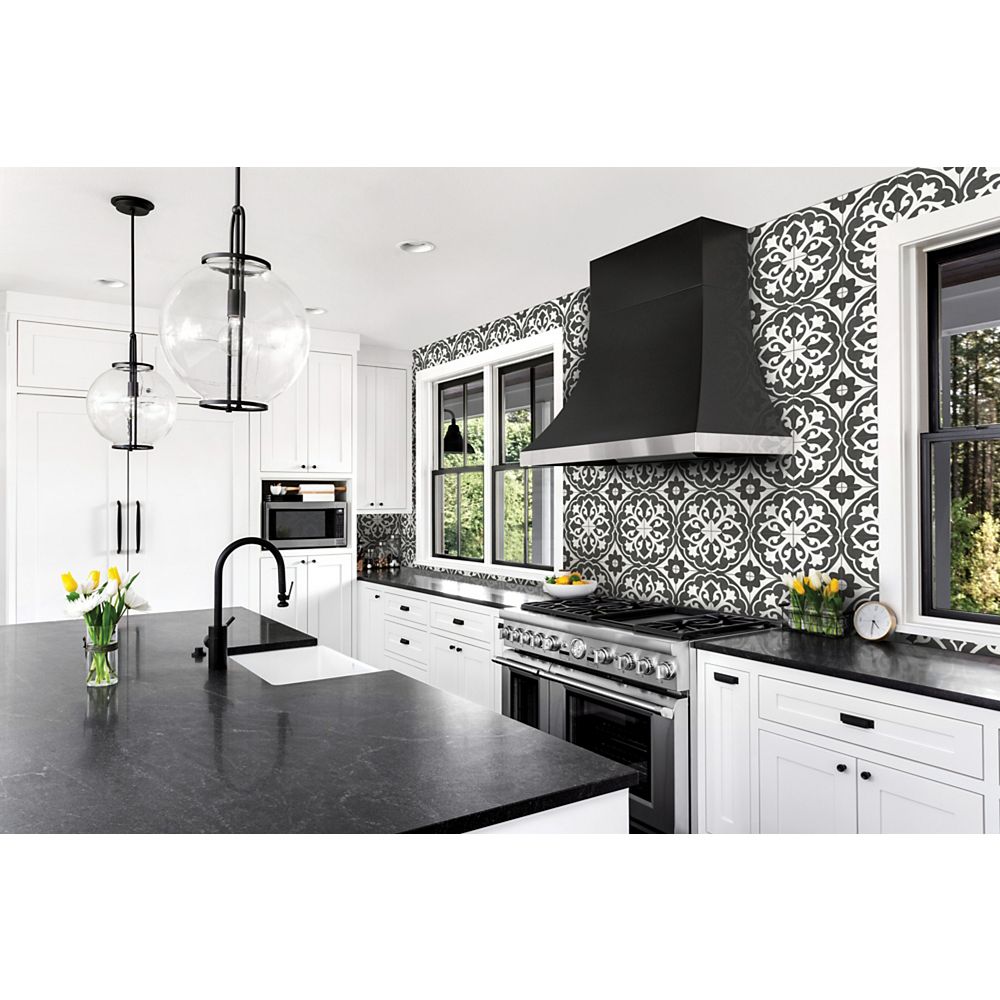 Enigma Artisano Fiore 8inch x 8inch Porcelain Tile The Home Depot