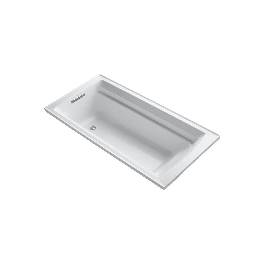 KOHLER 72 inch x 36 inch dropin bath with Bask(R) heated surface and