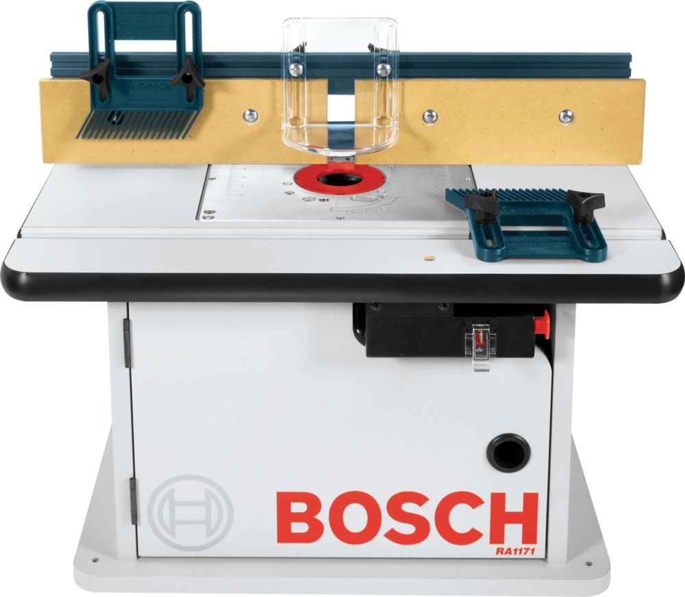 Bosch 25 1/2-inch X 15 7/8-inch Benchtop Laminated Cabinet Style Router ...