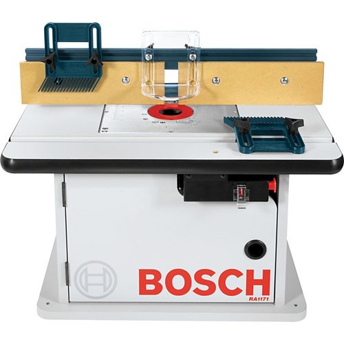 25 1/2-inch x 15 7/8-inch Benchtop Laminated Cabinet Style Router Table with Dust Collection Ports