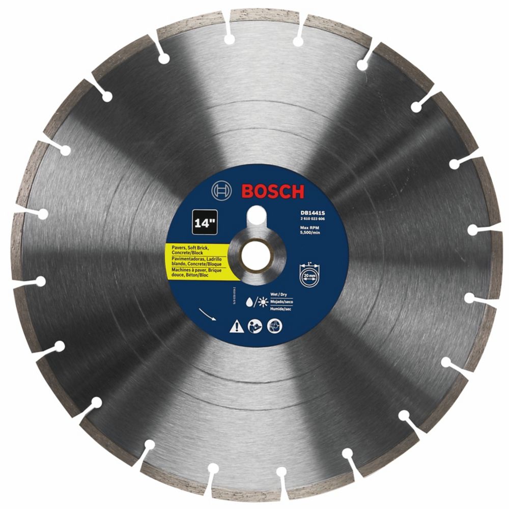 Bosch 14 Inch Standard Segmented Rim Diamond Blade For Universal Rough ...