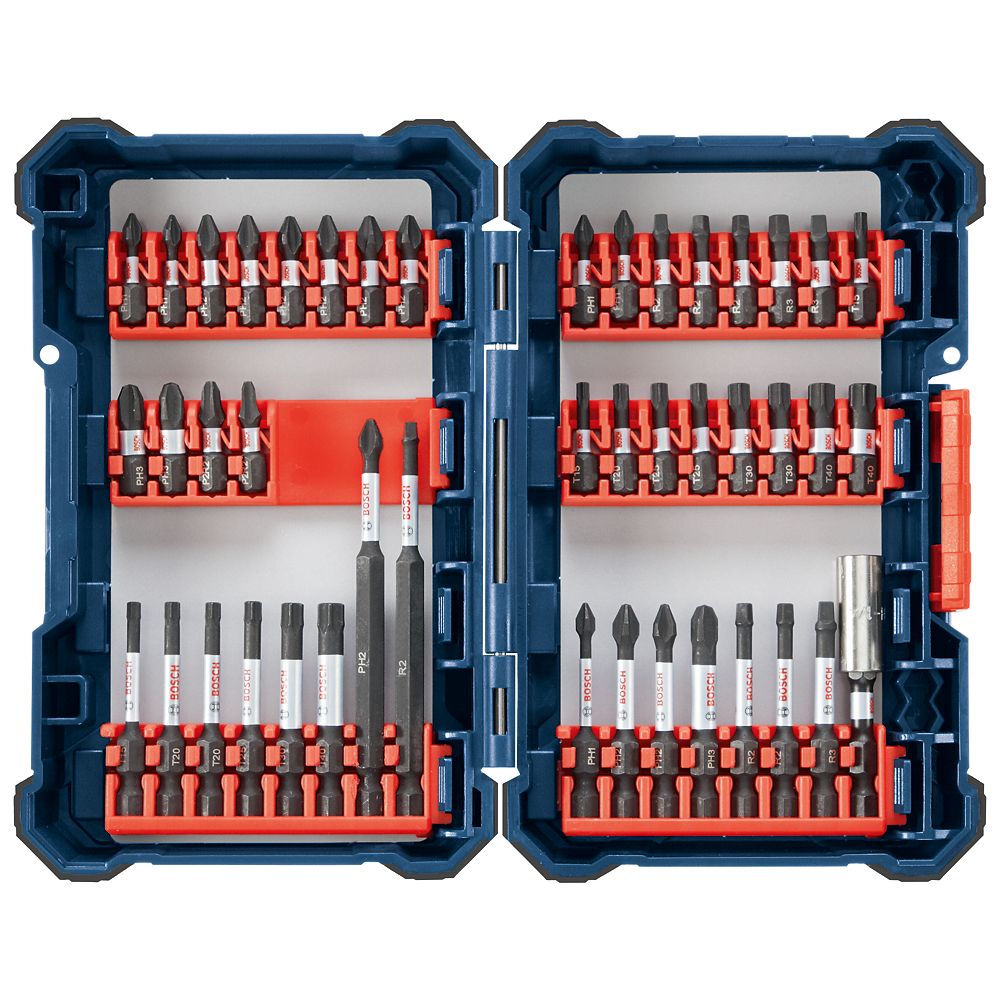Bosch Tough System Impact Screwdriver Set/Drill Accessories with Case