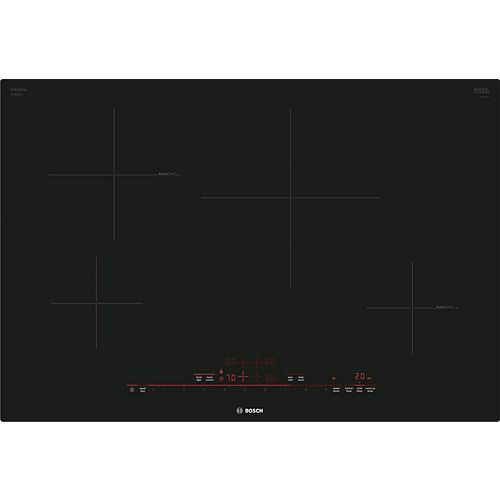 800 Series 30-Inch Smart Induction Cooktop with Home Connect and 4 Burners - Frameless