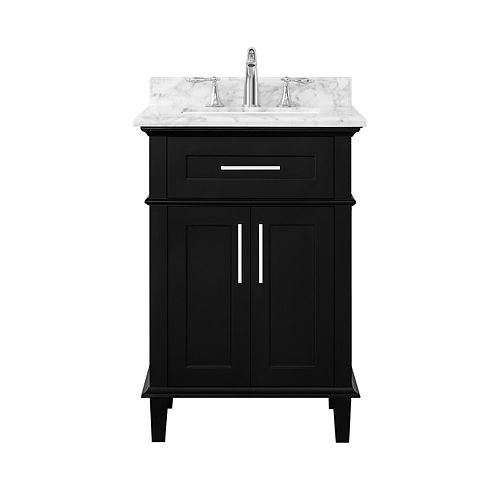 Sonoma 24-inch Single Sink Vanity in Black