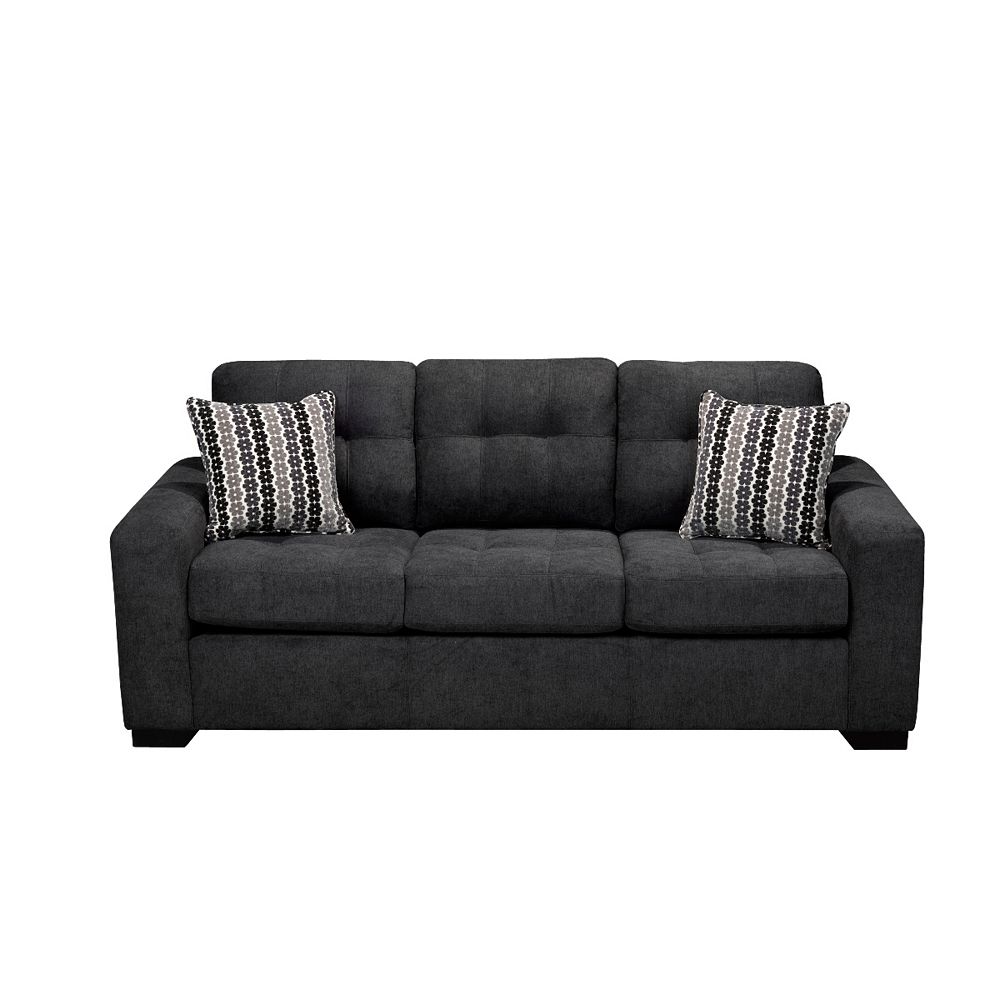 Sofa By Fancy 3 Seater Fabric Sofa in Annapolis Anthracite The Home