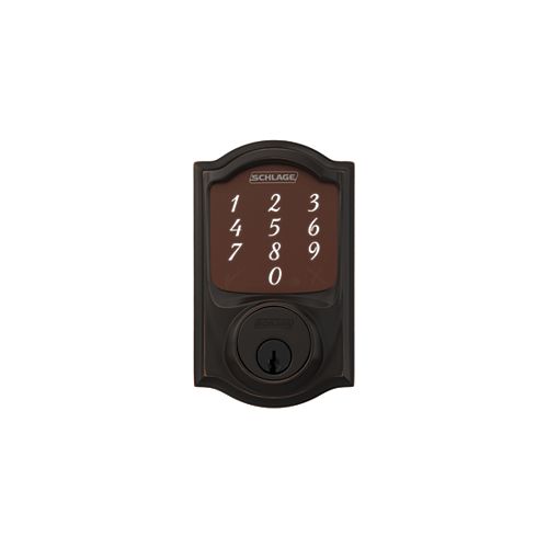 Schlage Camelot Antique Pewter Keyless Entry Keypad Deadbolt | The Home