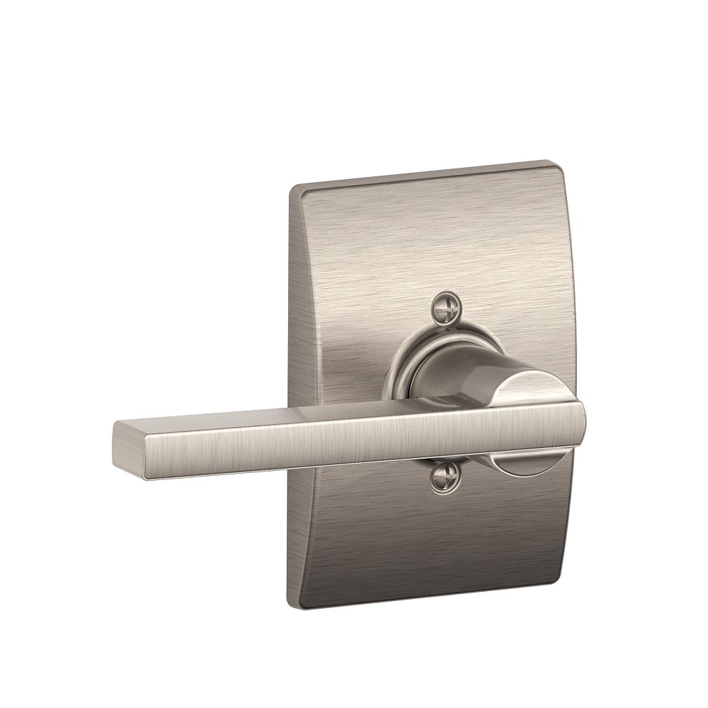 Schlage Latitude Satin Nickel Inactive NonTurning Door Lock Lever