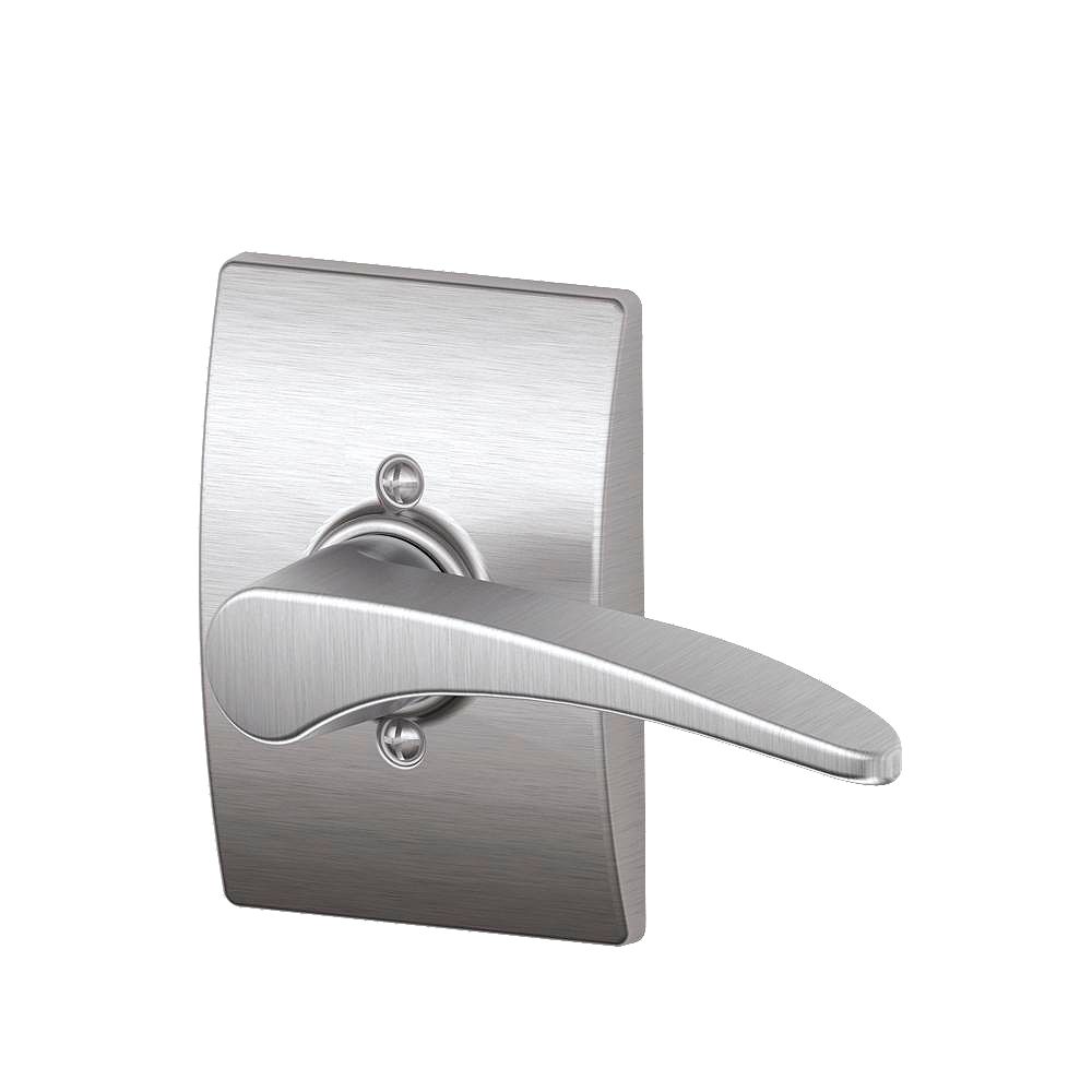 Schlage Manhattan Satin Chrome Interactive NonTurning Right Handed