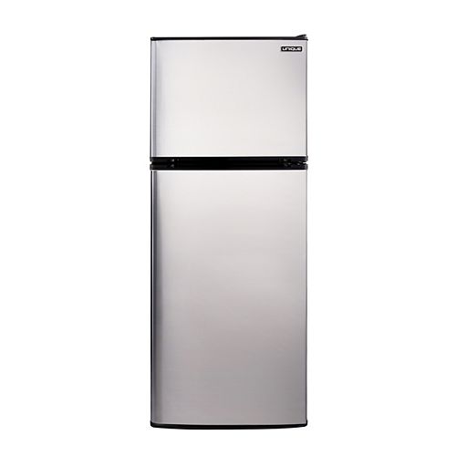 10.3 cu. ft. 290L Solar DC Top Freezer Refrigerator Danfoss/Secop Compressor in Stainless Steel