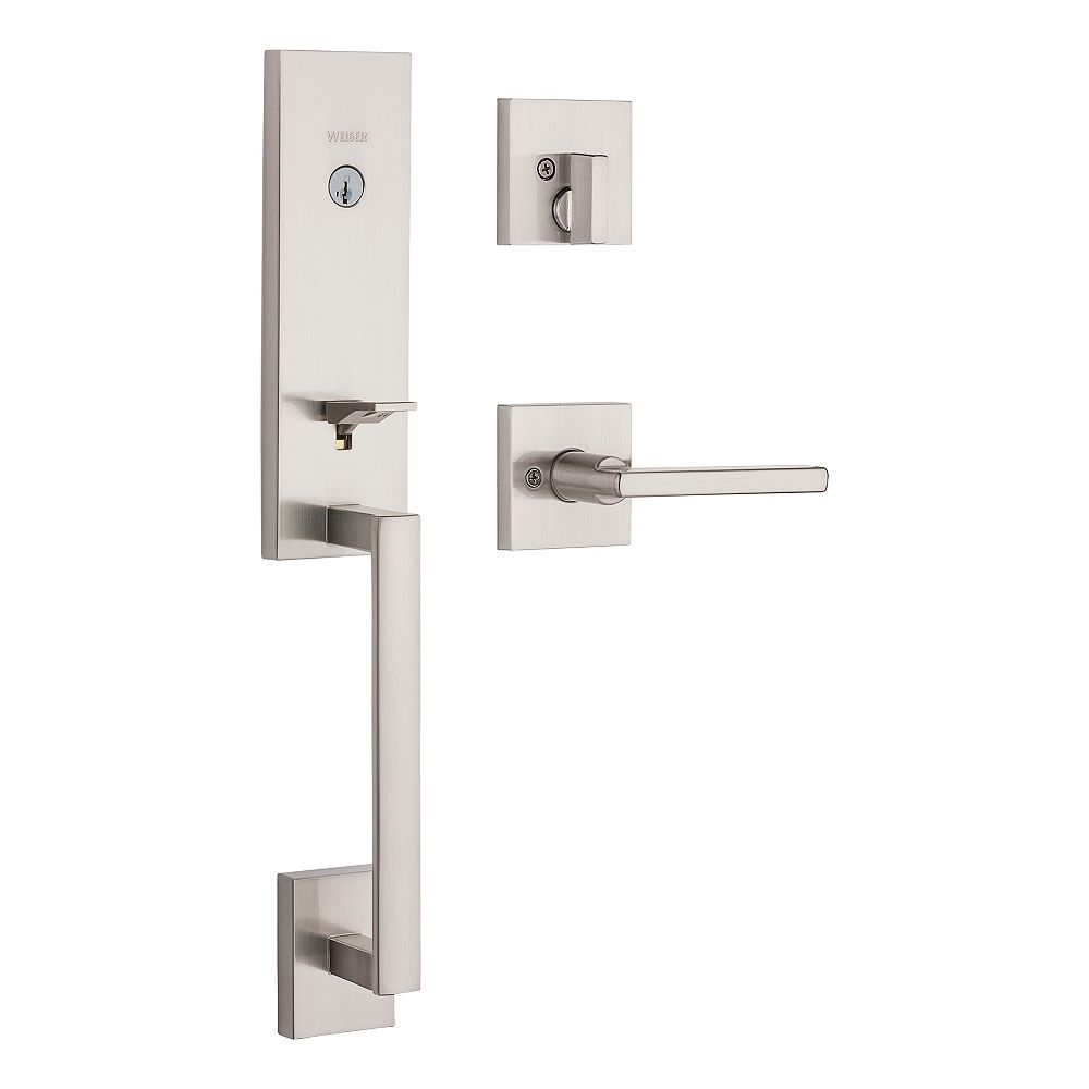 Weiser Vancouver 3/4 inch Handleset in Satin Nickel | The Home Depot Canada