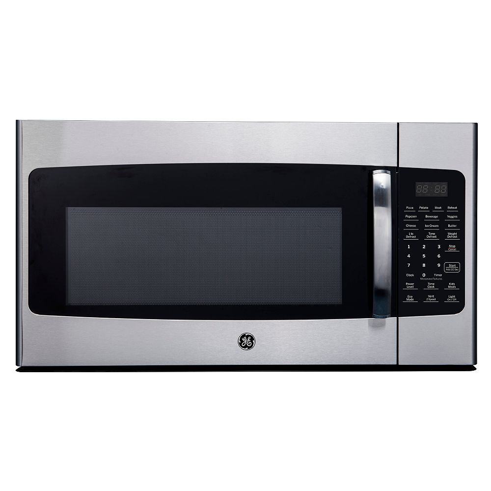 Ge 1 6 Cu Ft Over The Range Microwave Oven In Stainless Steel Home Depot Canada Ge 1 6 Cu Ft Over The Range Microwave