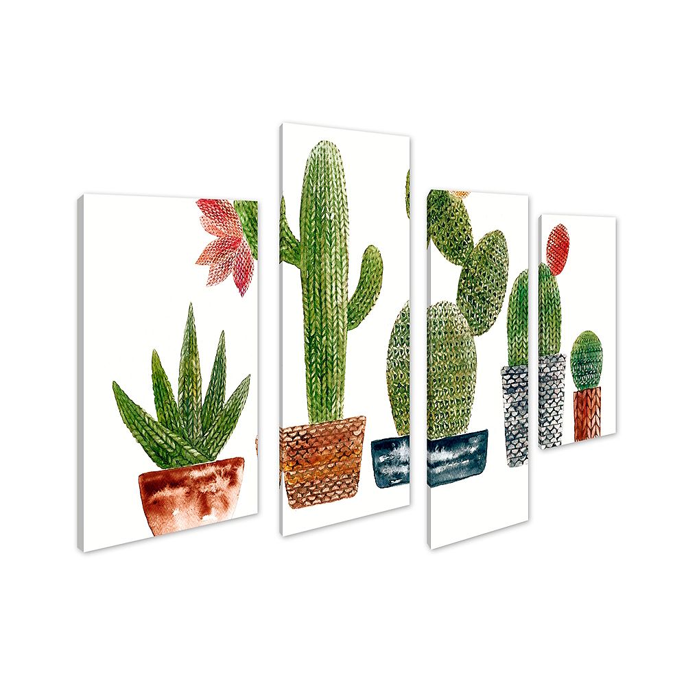 Artmaison Canada Plant Cactus Giclee Print Canvas Wall Art Decor For Home And Officeset Of The Home Depot Canada