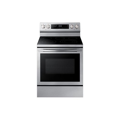 5.9 cu. ft. Freestanding Single Oven Electric Range with Self-Cleaning True Convection Oven in Stainless Steel