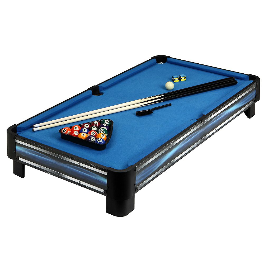 Hathaway Breakout 40 In Tabletop Pool Table Blue The Home