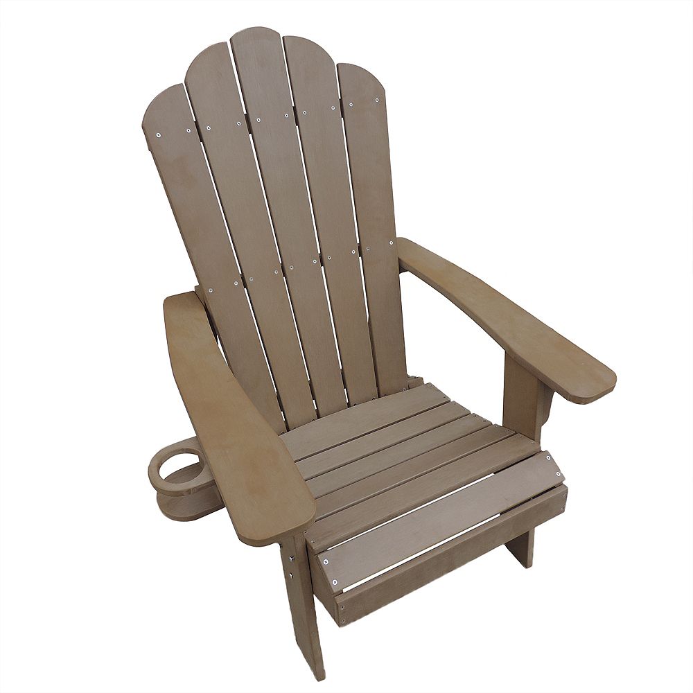 Island Retreat Adirondack Chair in Teak - Outdoor Deck 