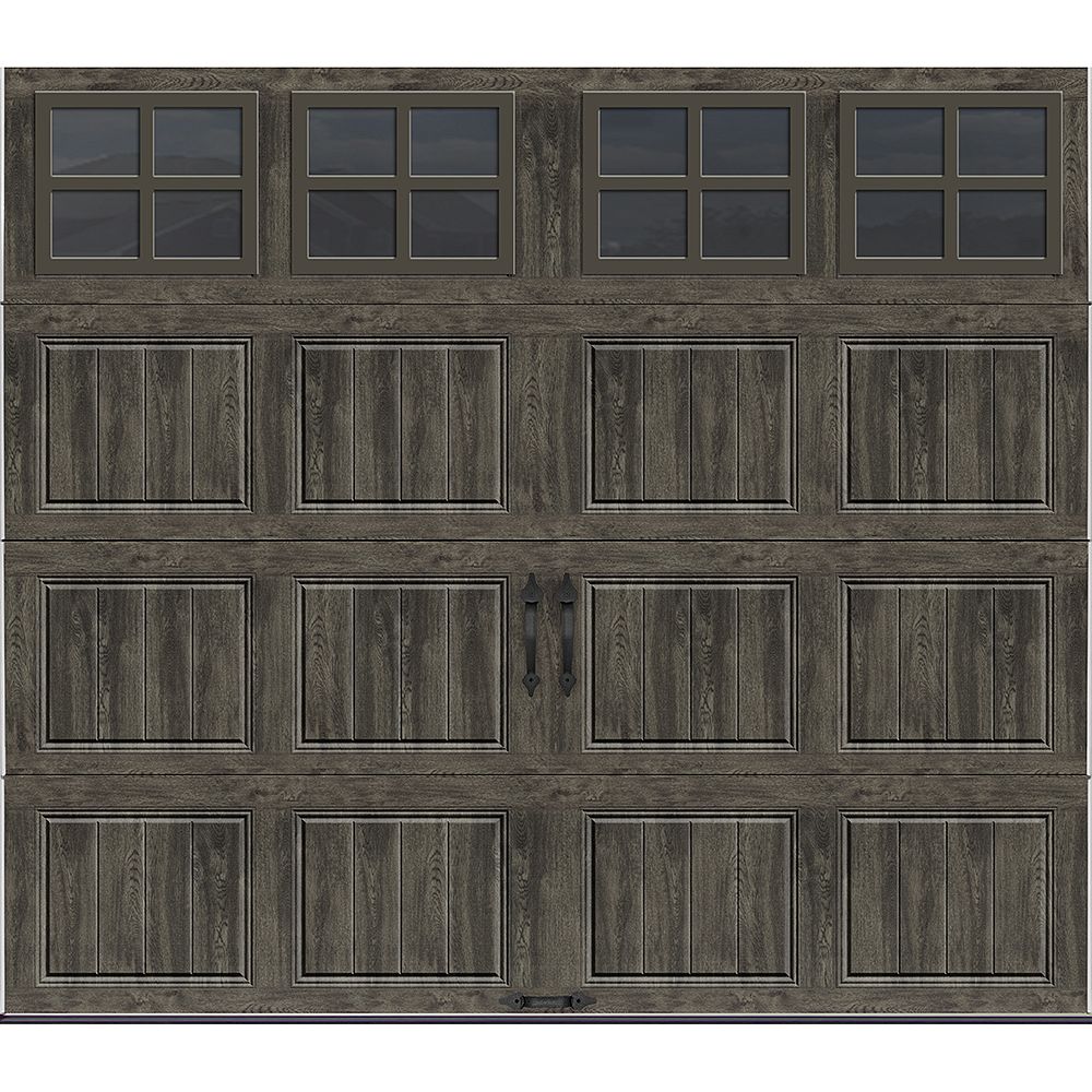 Clopay Gallery Collection 8 Ft X7 Ft 18 4 R Value Intellicore Insulated Slate Garage Door The Home Depot Canada Clopay Gallery Collection 8 Ft X7 Ft 18 4 R Value Intellicore Insulated Slate Garage Door The Home Depot Canada