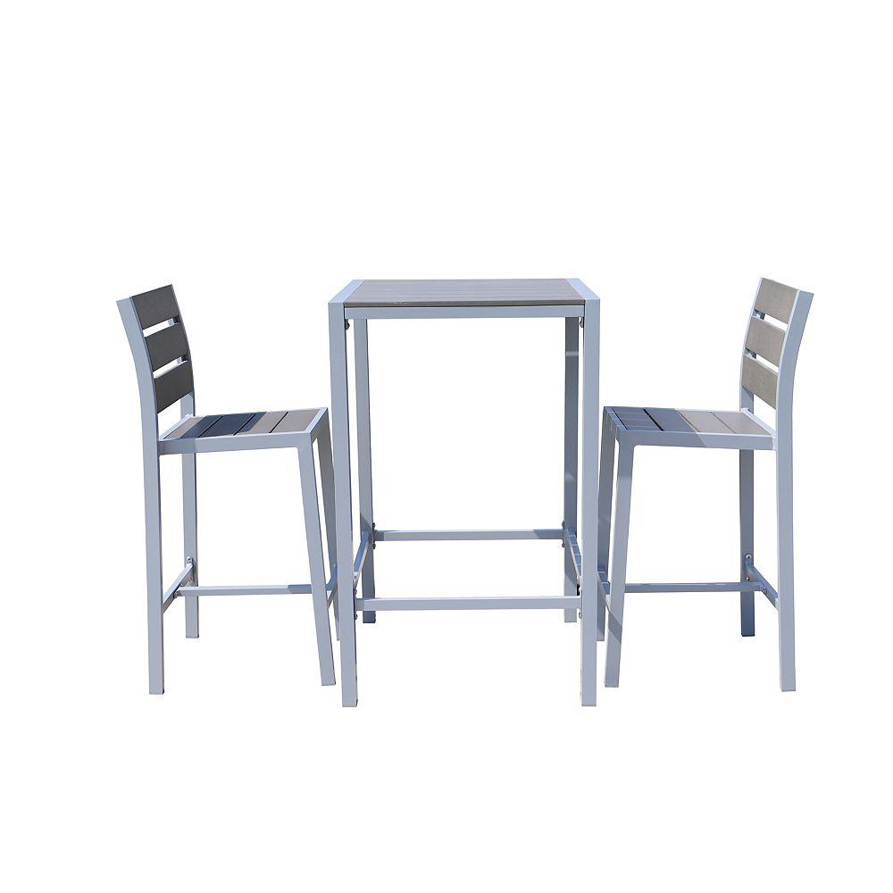 Velago Vittore Bar Height 2Seat Polywood Patio Dining Set The Home