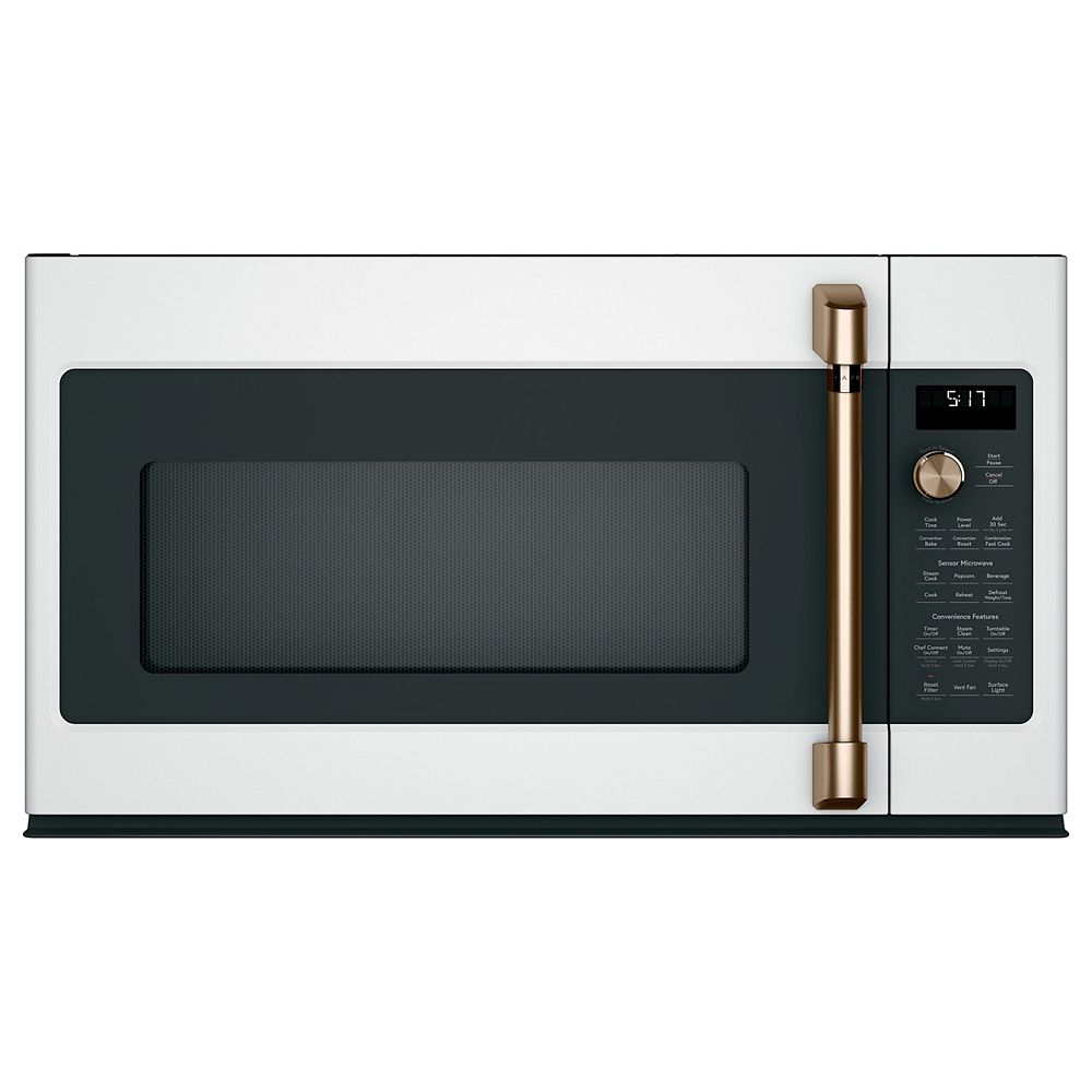 Café 1.7 cu. ft. Over the Range Convection Microwave with Sensor Cooking in Matte White The