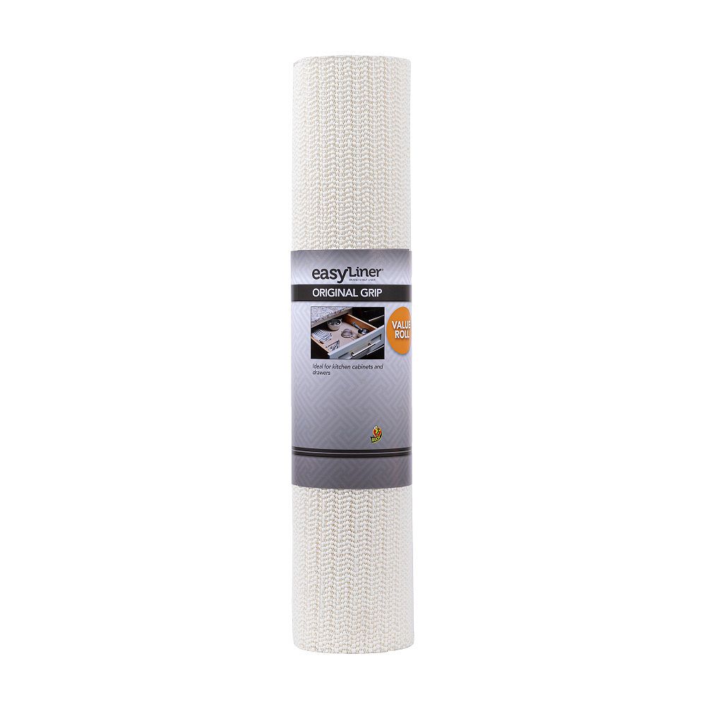 Easyliner 20 Inch X24 Ft Original White Shelf Liner The Home Depot Canada X24 Ft Original White Shelf Liner, Kitchen Cabinet Liners Home Depot