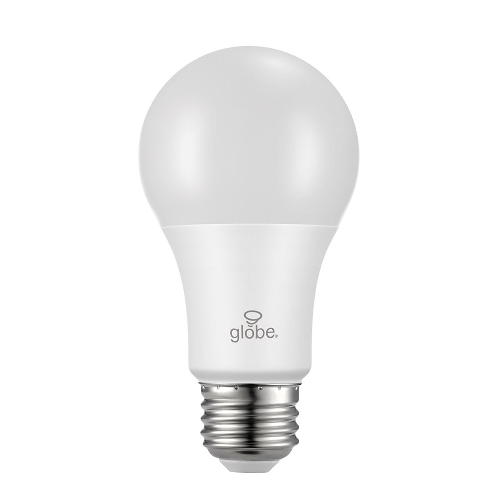 Globe Electric 60 Watt Equivalent A19 Dimmable LED Light Bulb, Warm ...