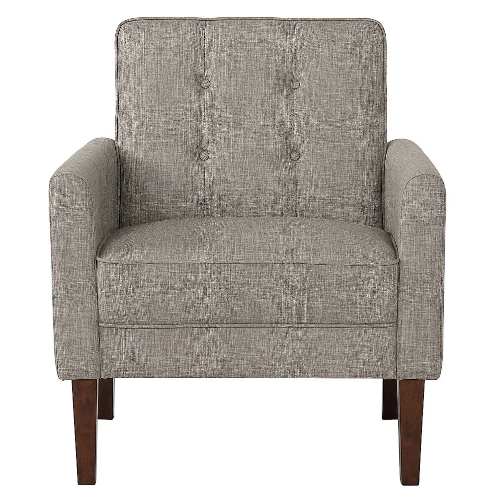 WHI Joyce-Accent Chair-Grey | The Home Depot Canada