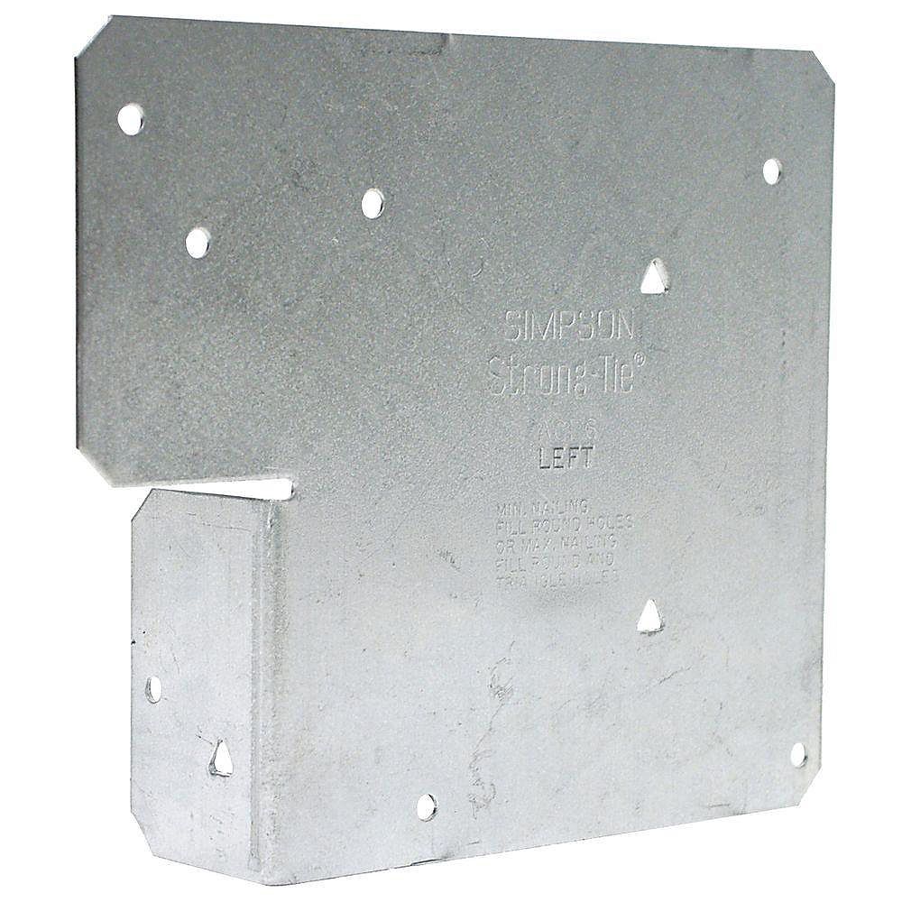 Simpson StrongTie ACE ZMAX Galvanized Adjustable End Post Cap for 6x