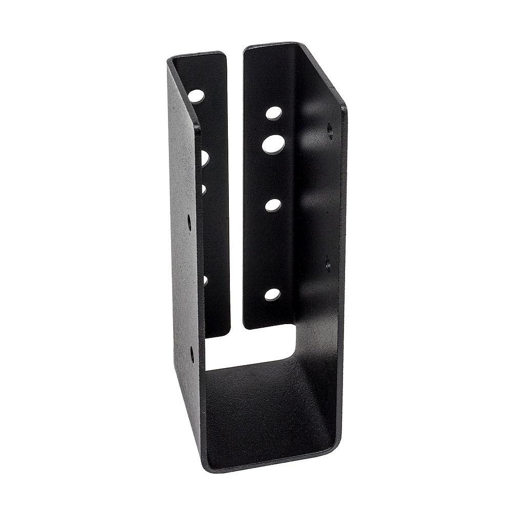 Simpson Strong Tie Outdoor Accents Zmax Galvanized Black Powder Coated Light Joist Hanger The Home Depot Canada